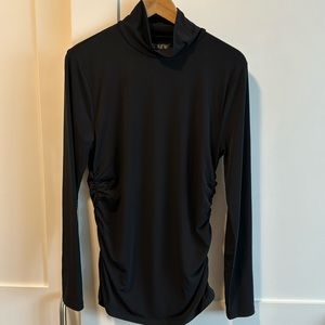 J.Crew ruched matte jersey turtleneck